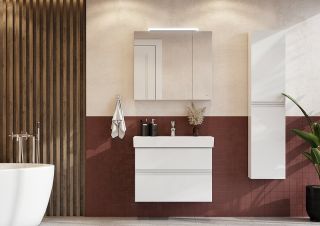 Зеркало Roca Oleta A857647806 с подсветкой 80см Белый глянец